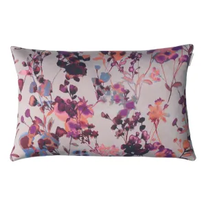 Kussen flower zand paars 55x35cm