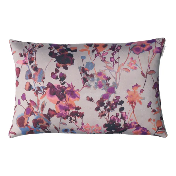 Kussen flower zand paars 55x35cm