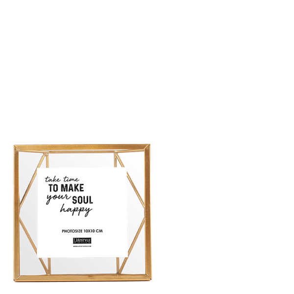 Fotolijst goud 10 x 10 cm