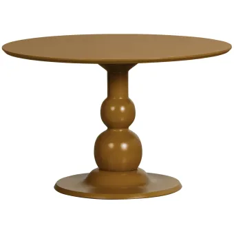 WOOOD Blanco eettafel ø120 cm mango hout honinggeel