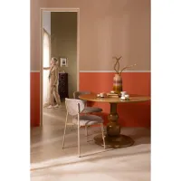 WOOOD Blanco eettafel ø120 cm mango hout honinggeel