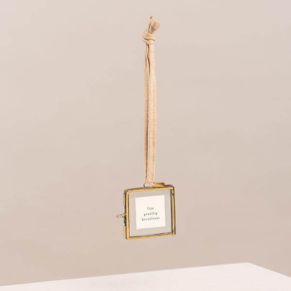 Hang lijstje Fijn gezellig kerstfeest Ik pak je in