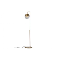 Staande lamp metaal antique brass