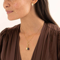 Granaat Edelsteen Vergulde Hanger A Beautiful Story