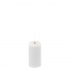 Uyuni Led Grooved Pillar Candle 5,8 x 10 cm
