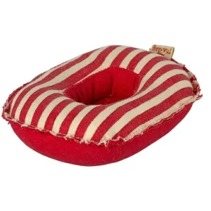 Maileg Miniatuur rubberboot red stripe 