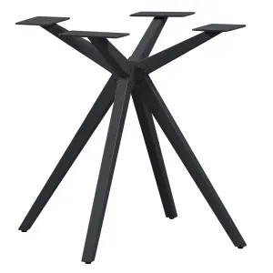 Holland kruispoot metaal zwart WOOOD