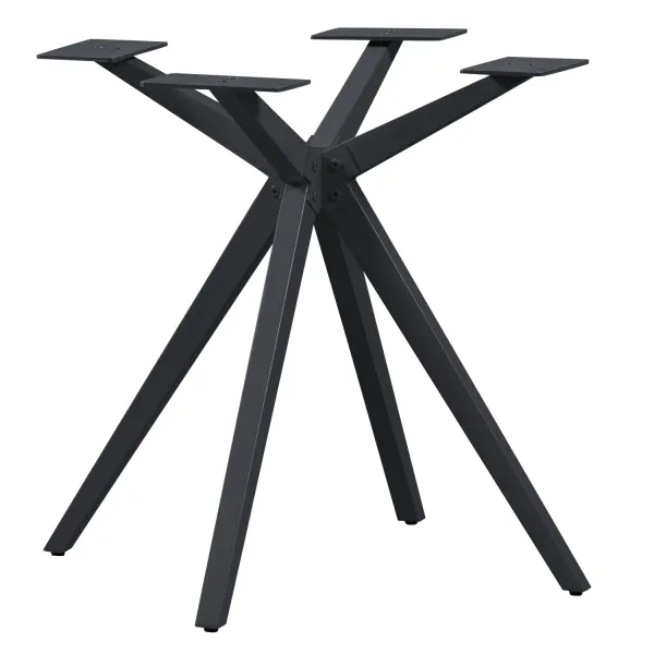 Holland kruispoot metaal zwart WOOOD