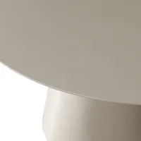 Jorre eettafel antique beige Ø120CM WOOOD