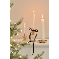 Conische kaars wit Ø:1.3 H:20 Nordic Swan