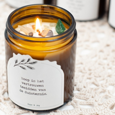 Kaars Hoop Hope & Joy