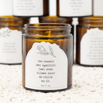 Kaars Moment Stilte Hope & Joy