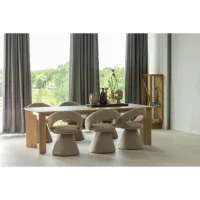 WOOOD Kella 1-Deurs Kast Mango Hout Naturel