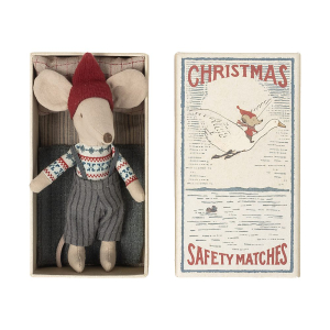 Kerstmuis Grote Broer in luciferdoosje Maileg