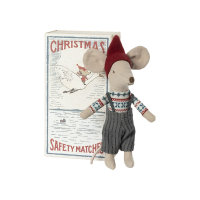 Kerstmuis Grote Broer in luciferdoosje Maileg