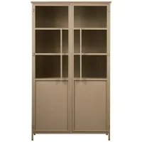 Exhibit vitrinekast metaal khaki
