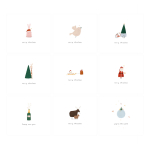 Kerstkaarten (set a 8 stuks)