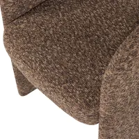 WOOOD Lanor Eetkamerstoel Grove Bouclé Bruin