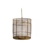 Lantaarn brasskleurig mat