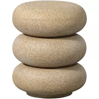 Laurel Bijzettafel met Spikkels Beige WOOOD