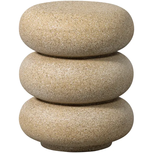 Laurel Bijzettafel met Spikkels Beige WOOOD