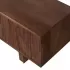 Lavish tv meubel met bewerkte deuren warm hout bruin