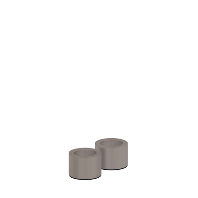 Uyuni kandelaar voor dinerkaarsen sandstone set a 2