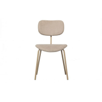 Eetkamerstoel zandkleurig