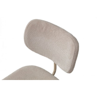 Eetkamerstoel zandkleurig