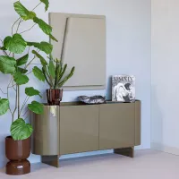WOOOD Liora TV Meubel Dressoir Hoogglans Groen