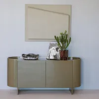 WOOOD Liora TV Meubel Dressoir Hoogglans Groen