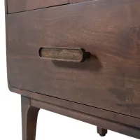 Liya Ladekast Mango Hout Donkerbruin WOOOD