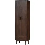 Liya hoge kast mangohout donkerbruin WOOOD