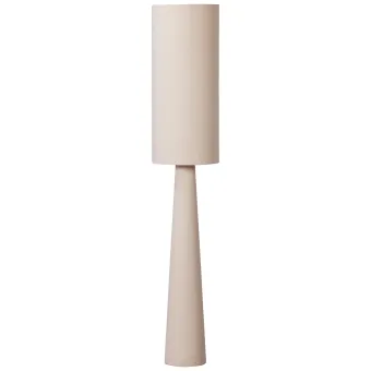 WOOOD Loft Vloerlamp XL Metaal/Bouclé Naturel 187xØ35 cm