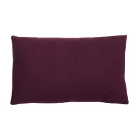 Kussen suéde look streep aubergine roze 36x60cm