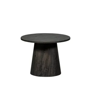 WOOOD Maan Salontafel MDF Donkerbruin 40xØ80 cm