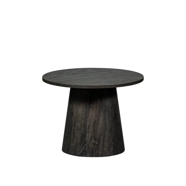 WOOOD Maan Salontafel MDF Donkerbruin 40xØ80 cm