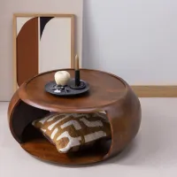 WOOOD Cole Salontafel Mango Hout Bruin