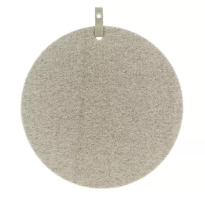 Memo prikbord wolvilt zand grijs gemeleerd d.60cm