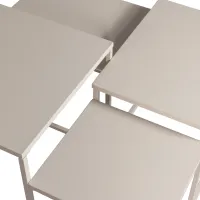 Mida salontafel metaal greige WOOOD