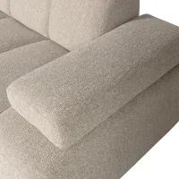 WOOOD Mojo Chaise Longue links bouclé beige melange