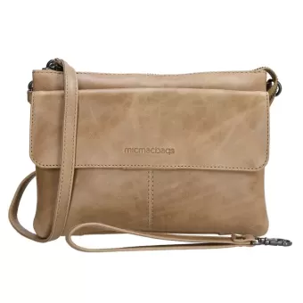 MicMacbags Porto Schoudertas - 016 taupe