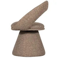 Winter draaibare eetkamerstoel naturel melange