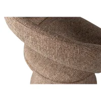 Winter draaibare eetkamerstoel naturel melange