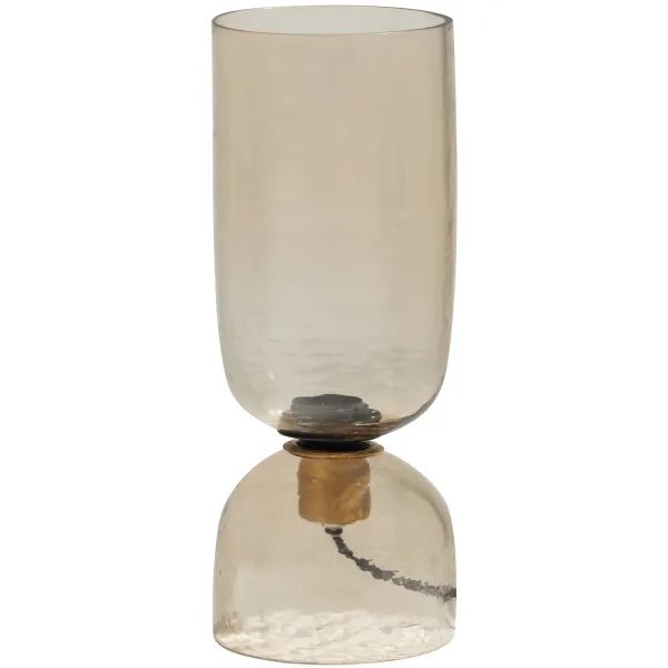 GIGI Tafellamp Gehamerd Glas Naturel WOOOD