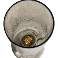 GIGI Tafellamp Gehamerd Glas Naturel WOOOD