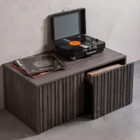 WOOOD New gravure kistbank essen espresso [fsc]