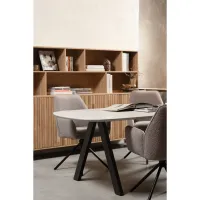 WOOOD New Gravure wandkast eiken blanke lak