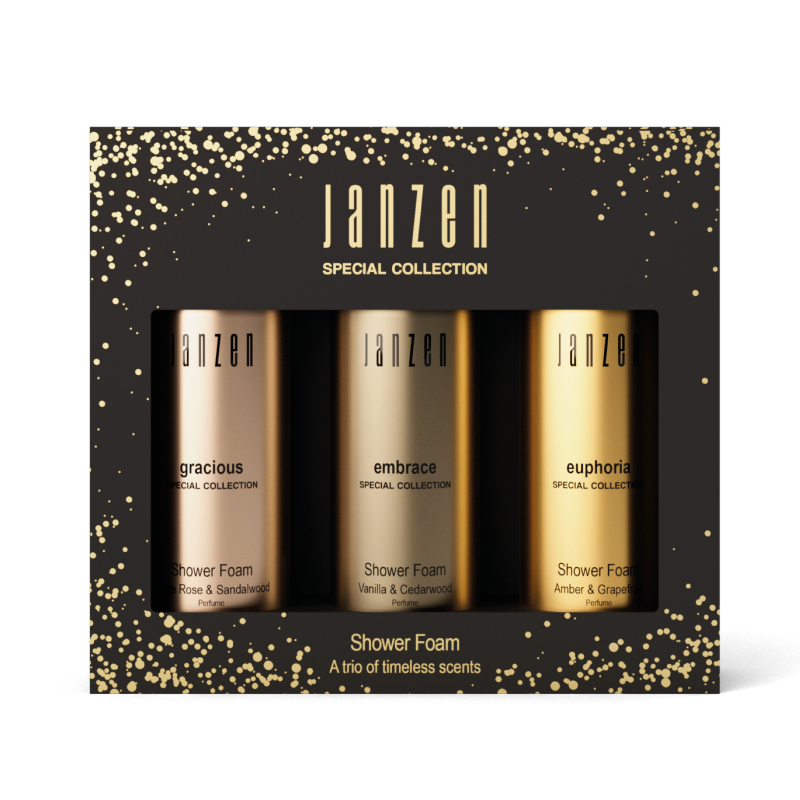 JANZEN Gift Set Shower Foam Mini Trio 3x50 ml – Limited Edition
