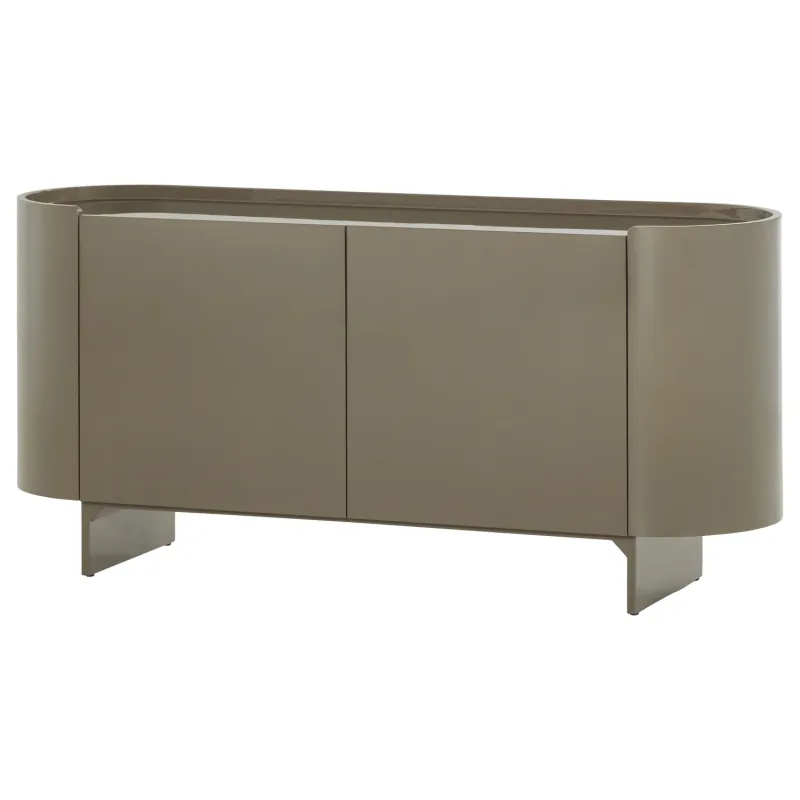 WOOOD Liora TV Meubel Dressoir Hoogglans Groen
